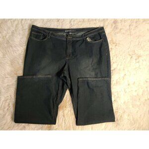 Avenue Denim Womans Jeans Straight Leg High Rise Comfort Casual Classic   26